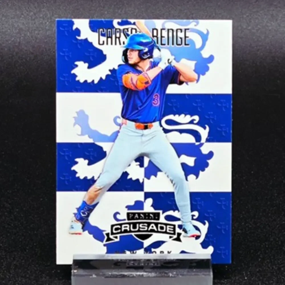 Carson Benge Unleashed Red and Blue Foil RC New York Mets Top Prospect - Picture 6 of 7